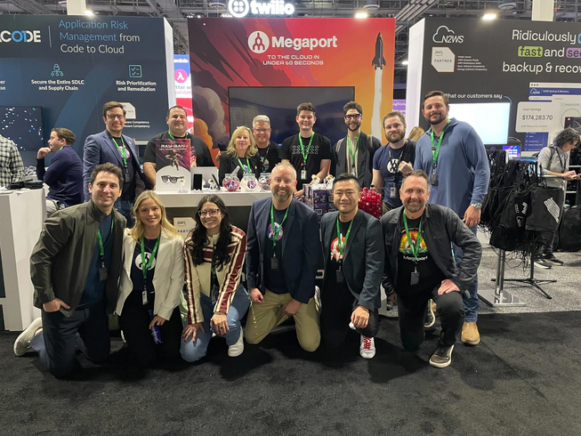 Megaport team AWS reInvent 2024 Megaport Team at AWS reInvent 2024