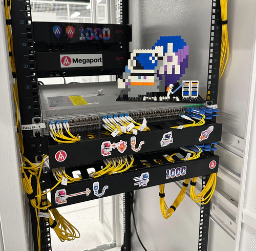 Our 1,000th rack at DataBank SAN1, San Diego is looking festive. Our 1,000th rack at DataBank SAN1, San Diego is looking festive.