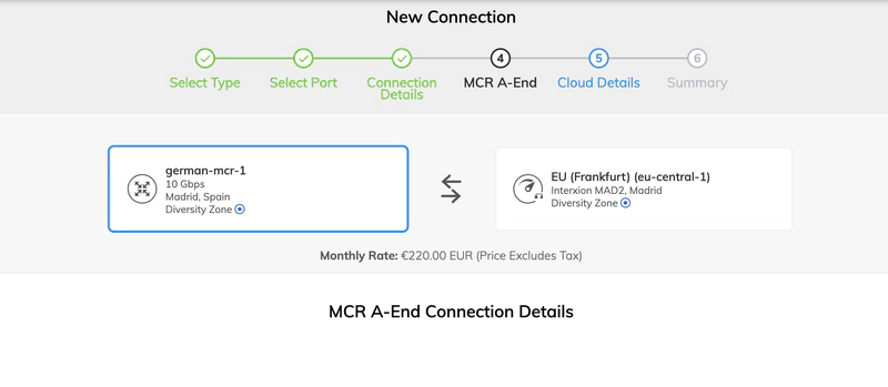 Detalles de conexión Detalles de conexión