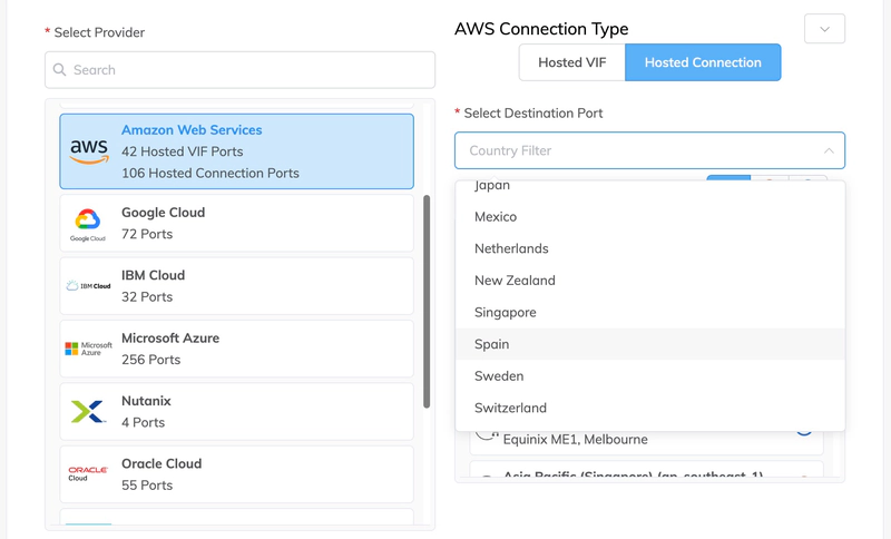 Conexión alojada Conexión alojada
