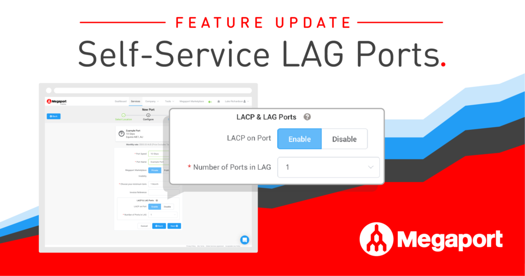 Launching Self-Service LAG Ports